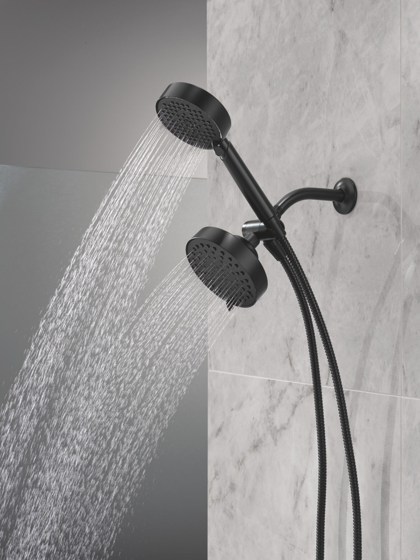 5-Setting Two-in-One Combination Shower with Additional Mount