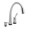 Single Handle Pull-Down Kitchen Faucet with Touch2O&reg; Technology and Soap Dispenser