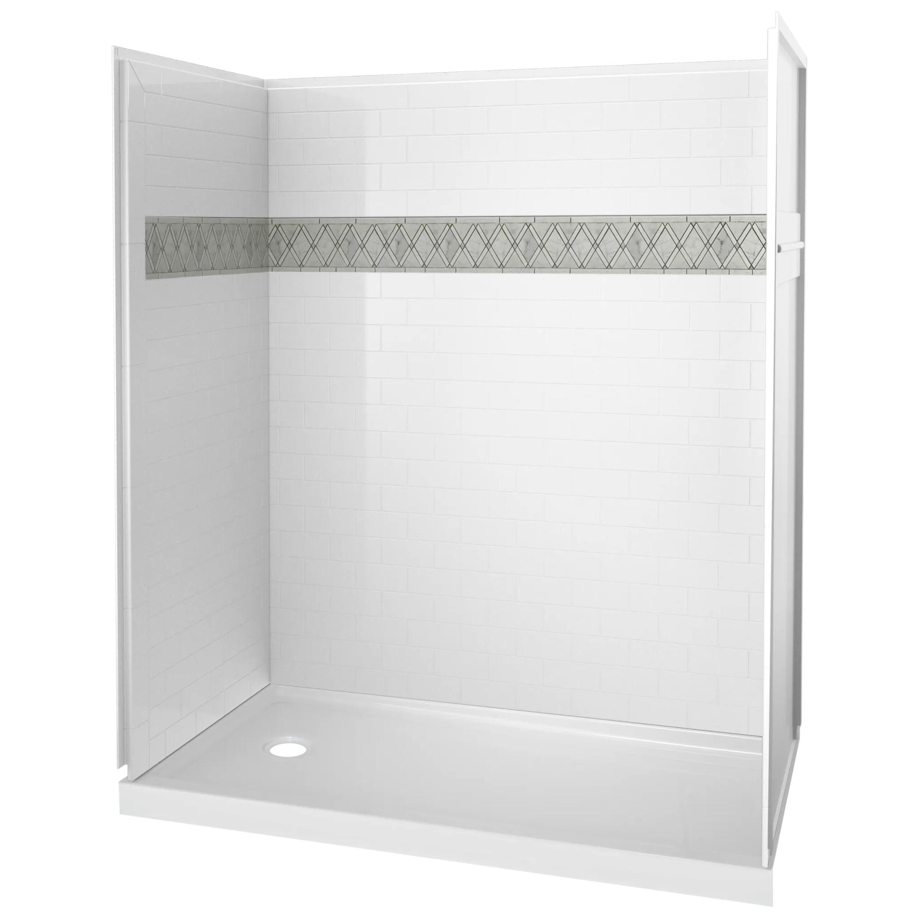 60" x 32" Shower Base - Left Drain