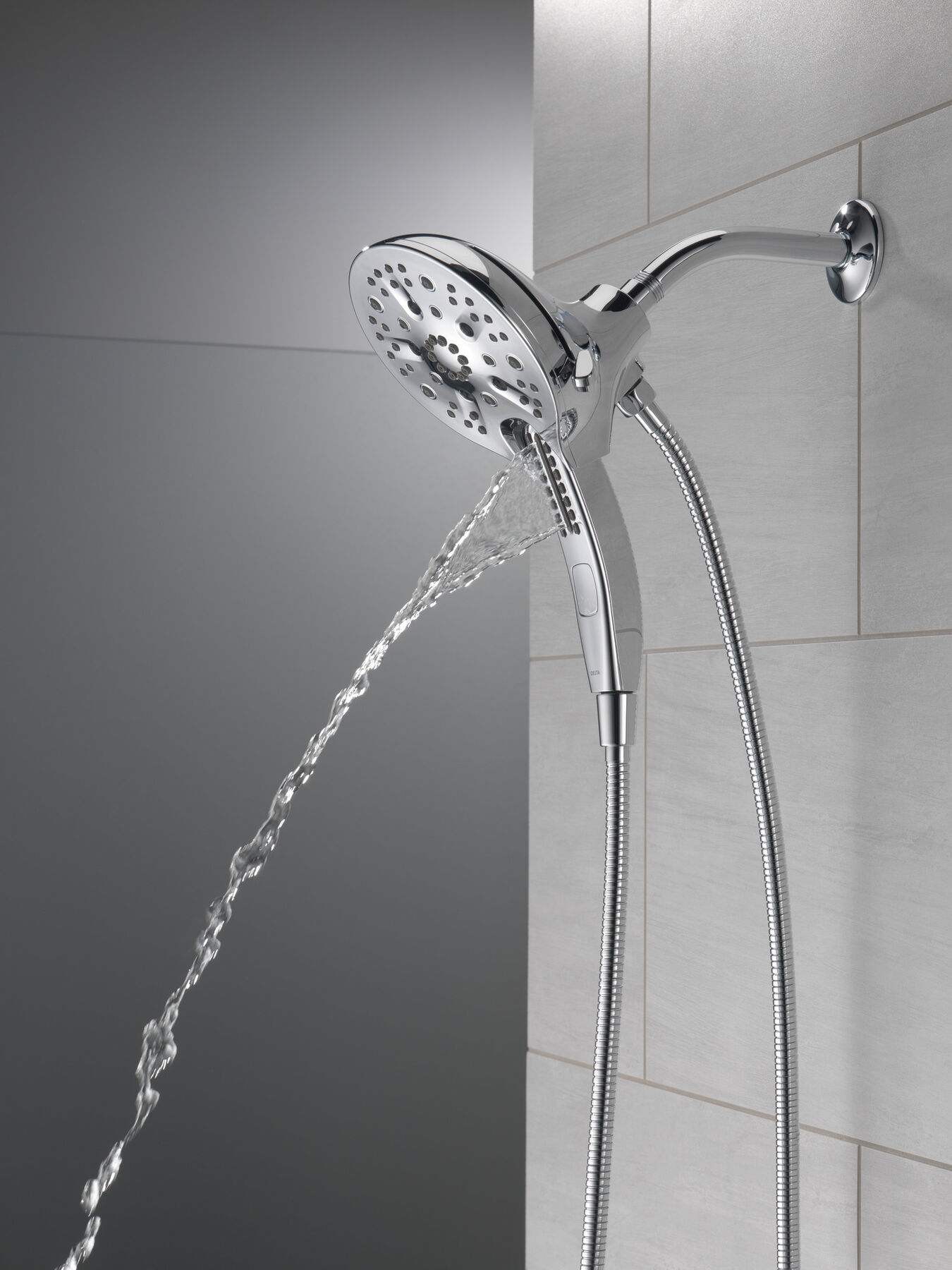 In2ition&reg; H<sub>2</sub>Okinetic&reg; 5-Setting Two-in-One Shower