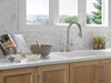 Single Handle Pull-Down Kitchen Faucet with Soap Dispenser and ShieldSpray&reg; Technology