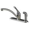 Single Handle Kitchen Faucet with Integral Spray