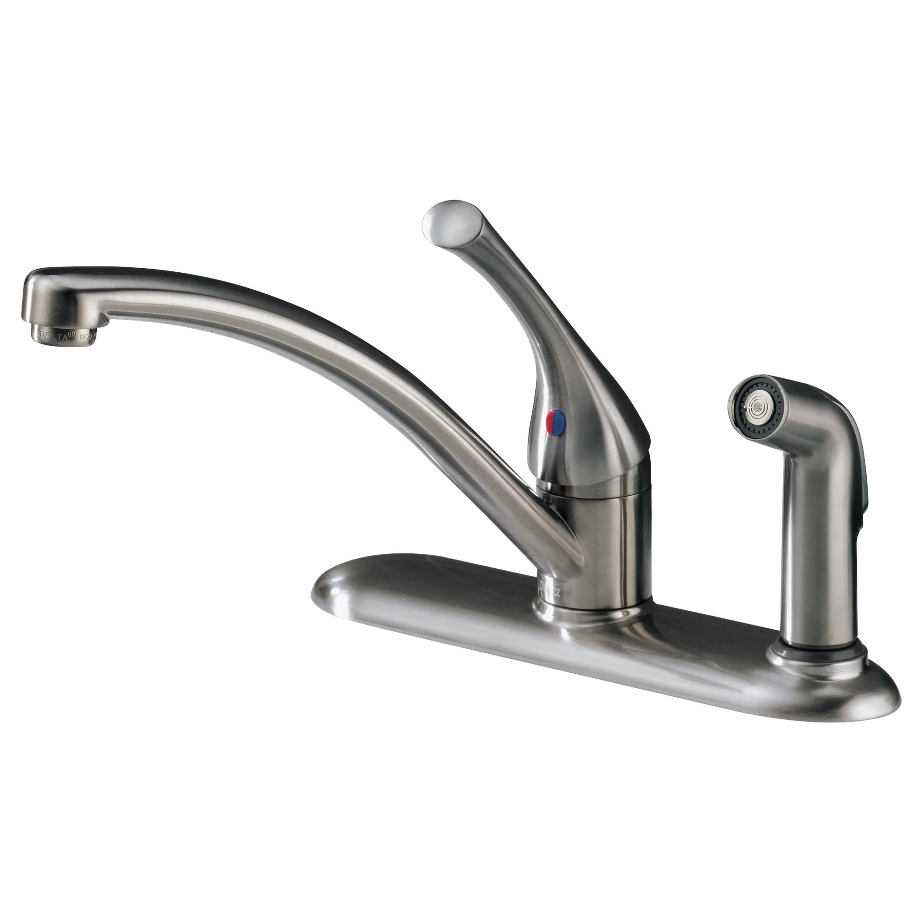 Single Handle Kitchen Faucet with Integral Spray