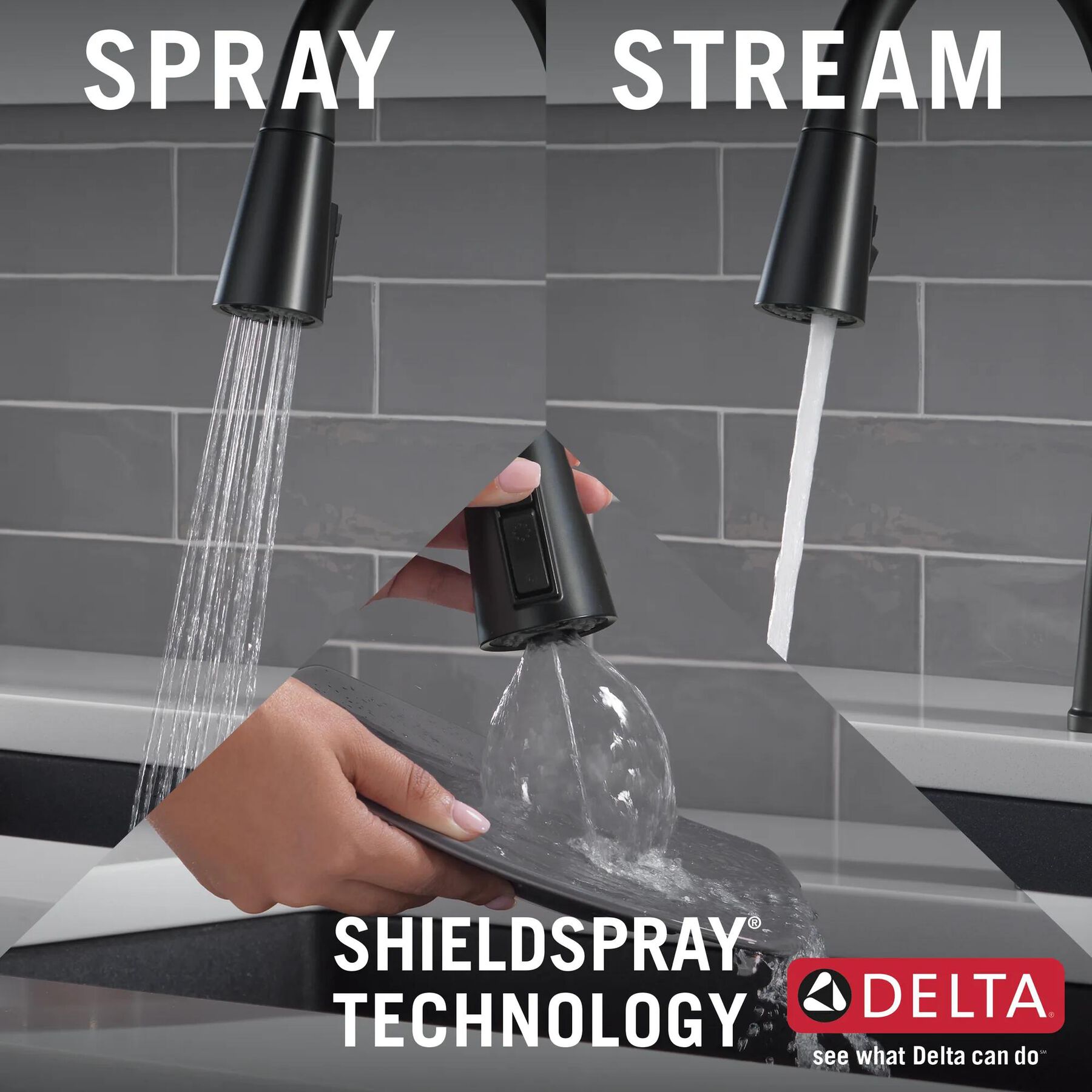 Pull-Down Kitchen Faucet w/Soap (Recertified)