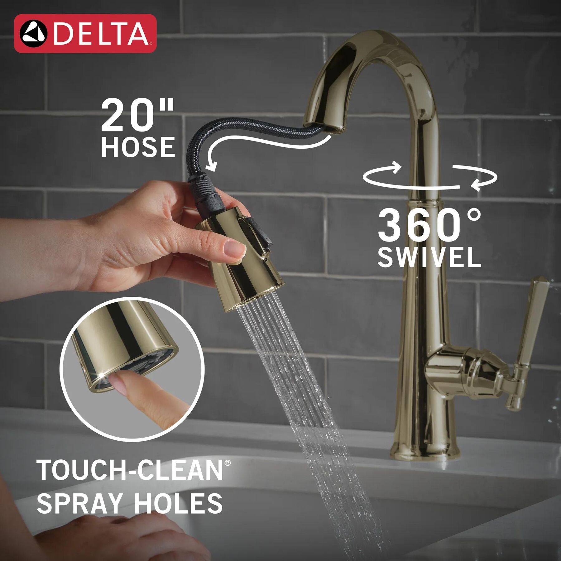 Single Handle Pull-Down Bar / Prep Faucet