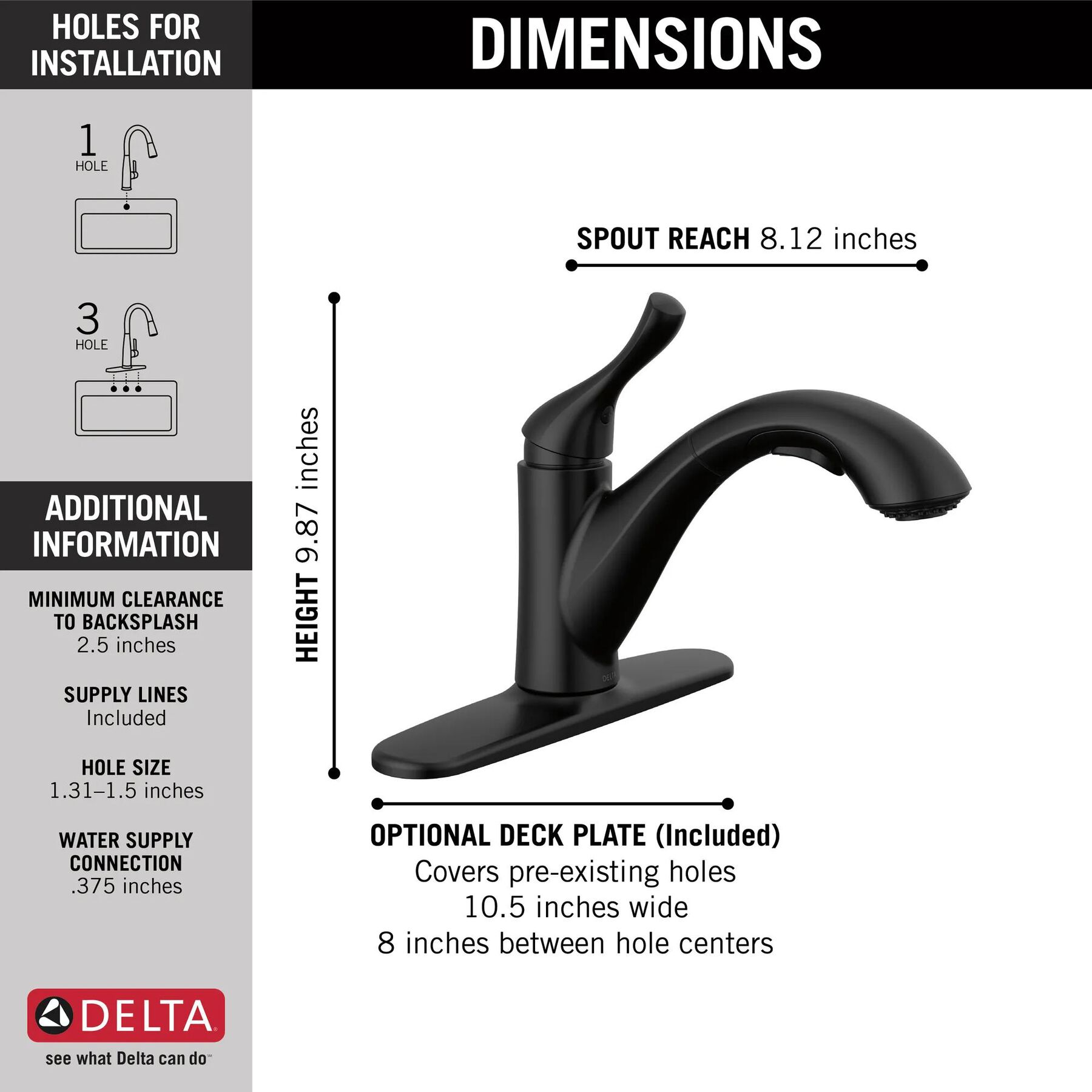 Single Handle Pull-Out Kitchen Faucet
