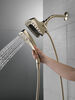 H<sub>2</sub>Okinetic&reg; In2ition&reg; 5-Setting Two-in-One Shower