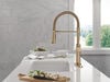 Single Handle Pull-Down Spring Kitchen Faucet