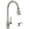 Pull-Down Kitchen Faucet w/Soap (Recertified)