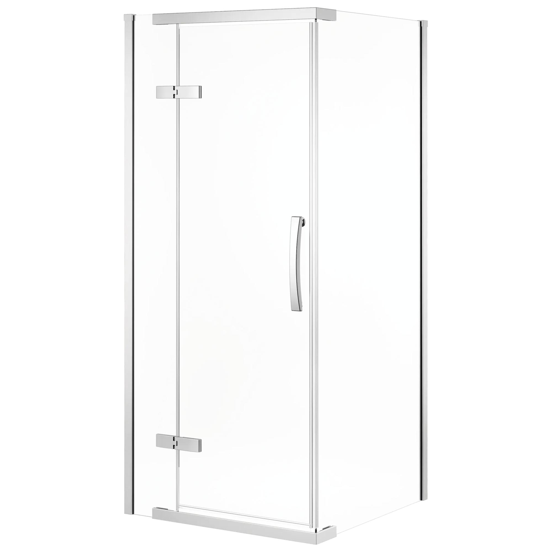 36" x 36" Frameless Shower Enclosure
