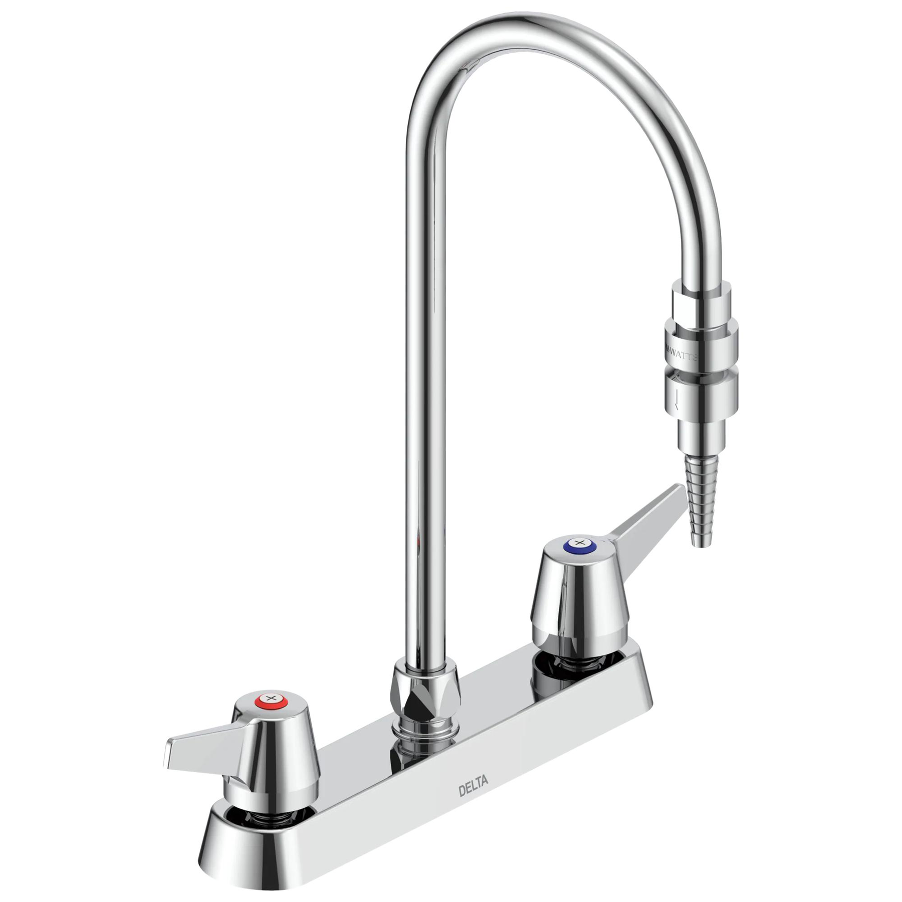 Two Handle 8 In Deck-mount Laboratory Mixing Faucet