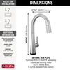 Single Handle Pull-Down Kitchen Faucet With Touch<sub>2</sub>O&reg;  Technology