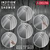 In2ition&reg; H<sub>2</sub>Okinetic&reg; 5-Setting Two-in-One Shower (Recertified)