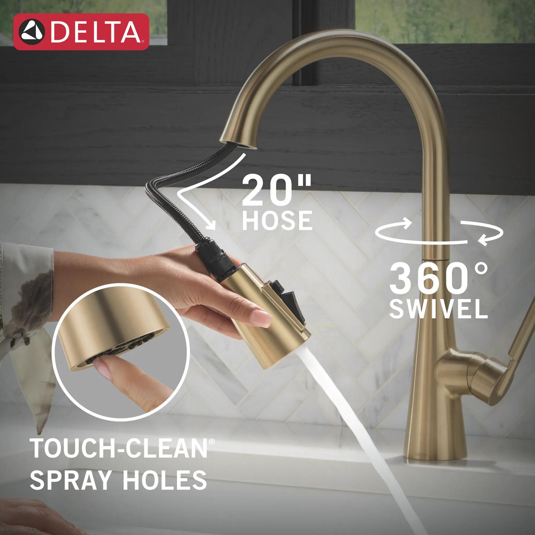 Pull-Down Kitchen Faucet (Recertified)