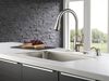 Single Handle Pull-Down Kitchen Faucet with Soap Dispenser