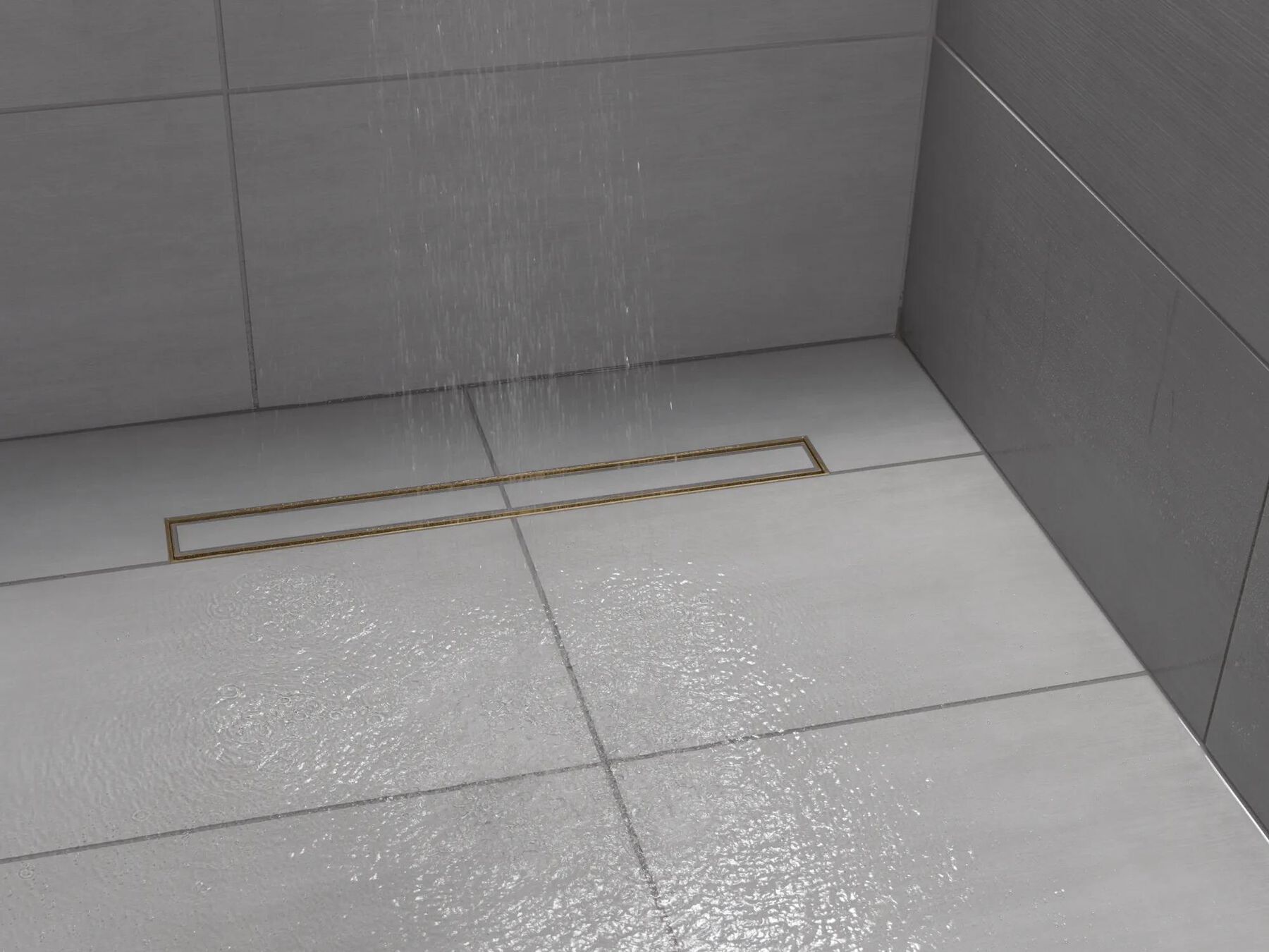 24" Reversible Linear Shower Drain Trim