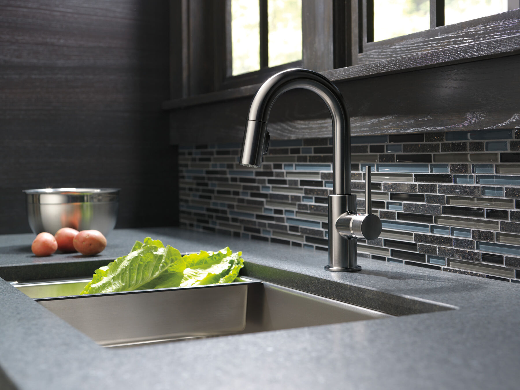 Single Handle Pull-Down Bar/Prep Faucet
