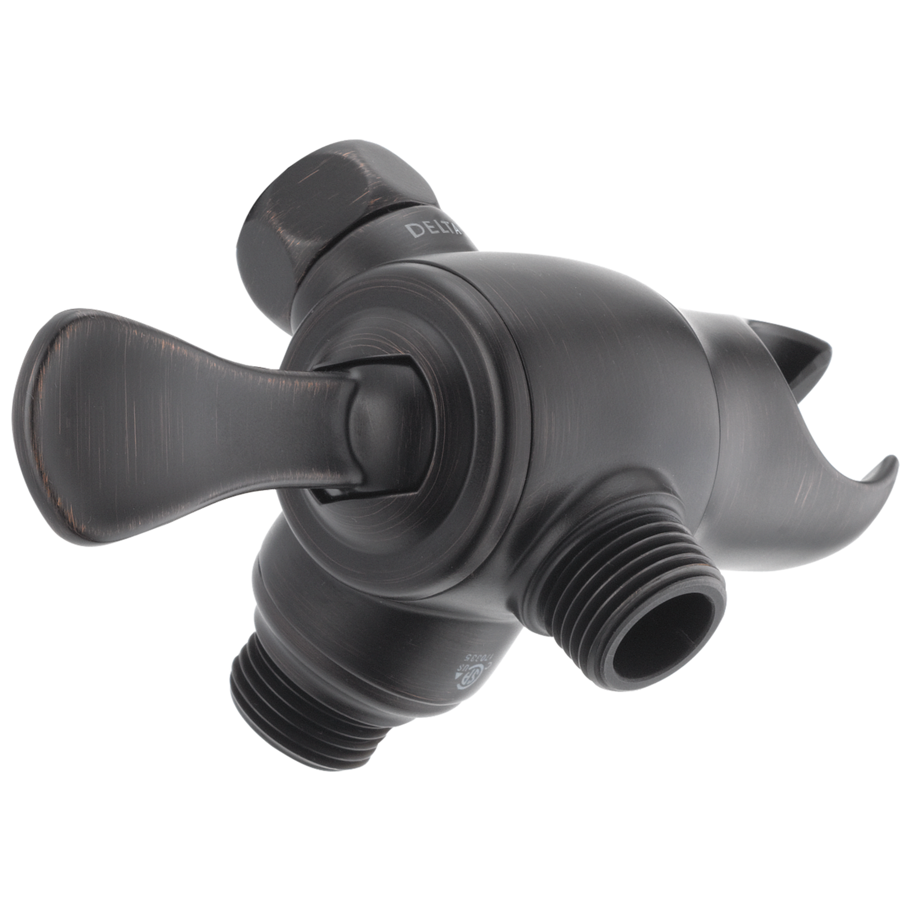 3-Way Shower Arm Diverter with Hand Shower Mount