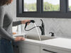 Single Handle Pull-Out Kitchen Faucet with Soap Dispenser