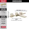 Two-Handle Wall Mount Bathroom Faucet Trim