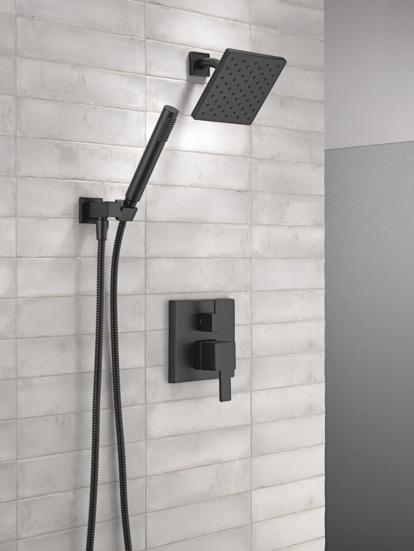 14S Shower Trim w Fixed Head & Hand Shower