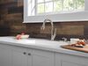 Single Handle Pull-Down Kitchen Faucet with Soap Dispenser