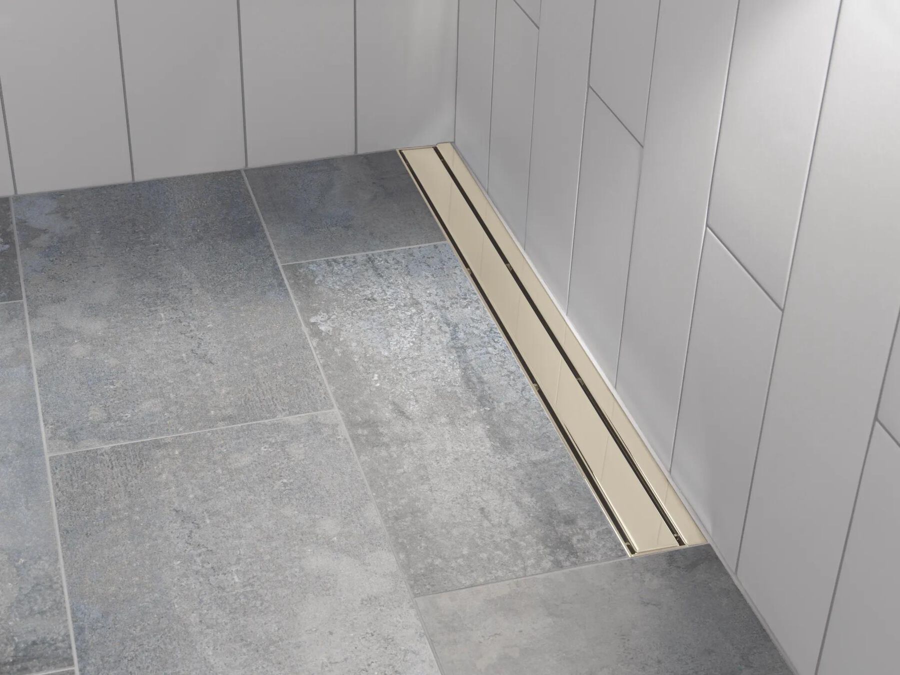 36" Linear Shower Drain Wall Edge