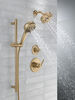 7-Setting Slide Bar Hand Shower with Cleaning Spray
