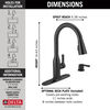 Single Handle Pull-Down Kitchen Faucet with Soap Dispenser and ShieldSpray&reg; Technology