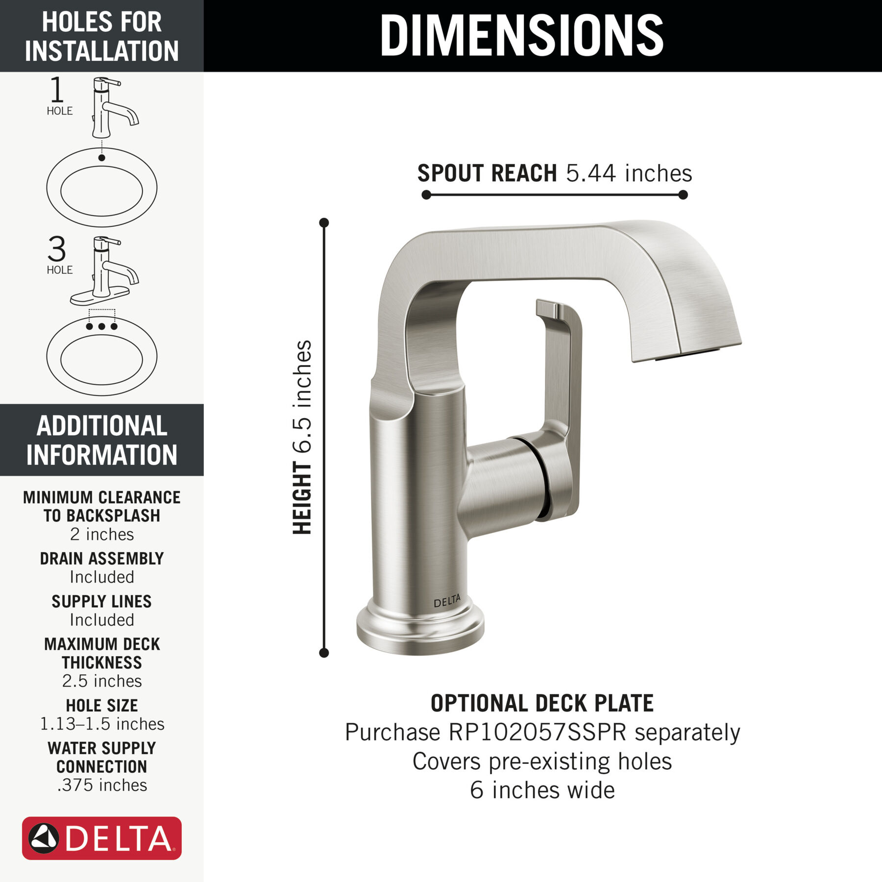 Single Handle Bathroom Faucet
