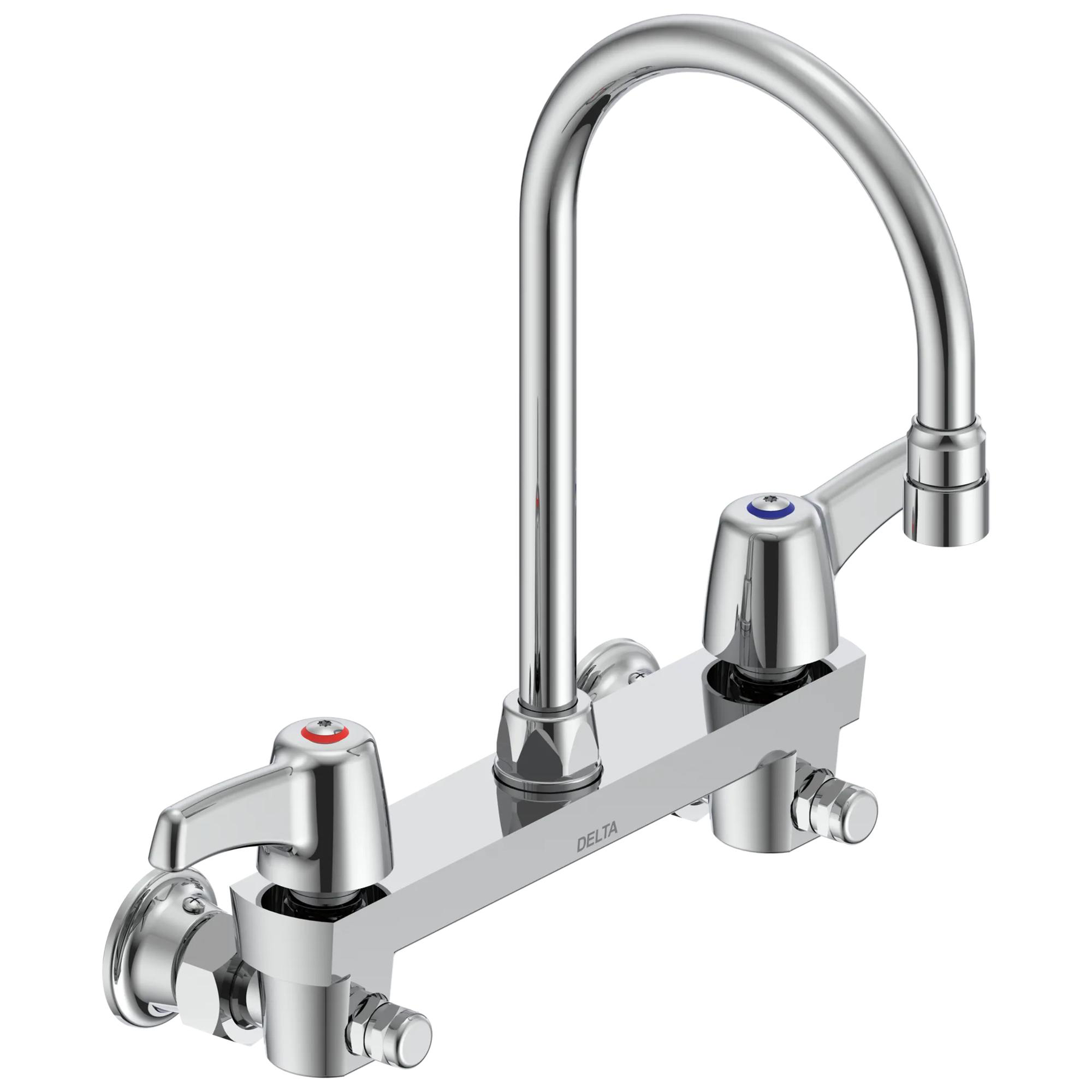 Two Handle 8 In Wallmount Service Sink Faucet