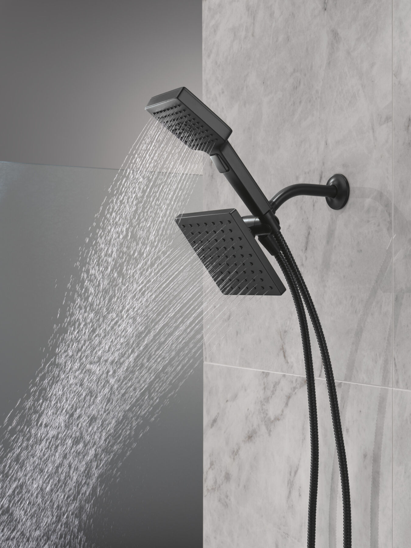 5-Setting Two-in-One Combination Shower with Additional Mount