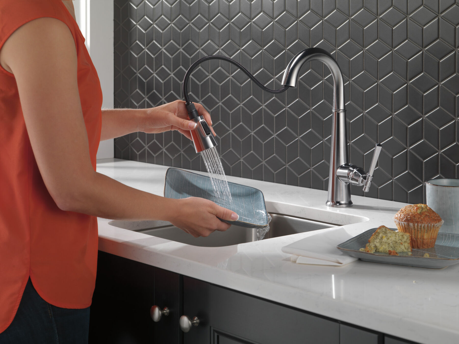 Single Handle Pull-Down Bar/Prep Faucet (Recertified)