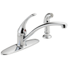 Single Handle Kitchen Faucet with Spray