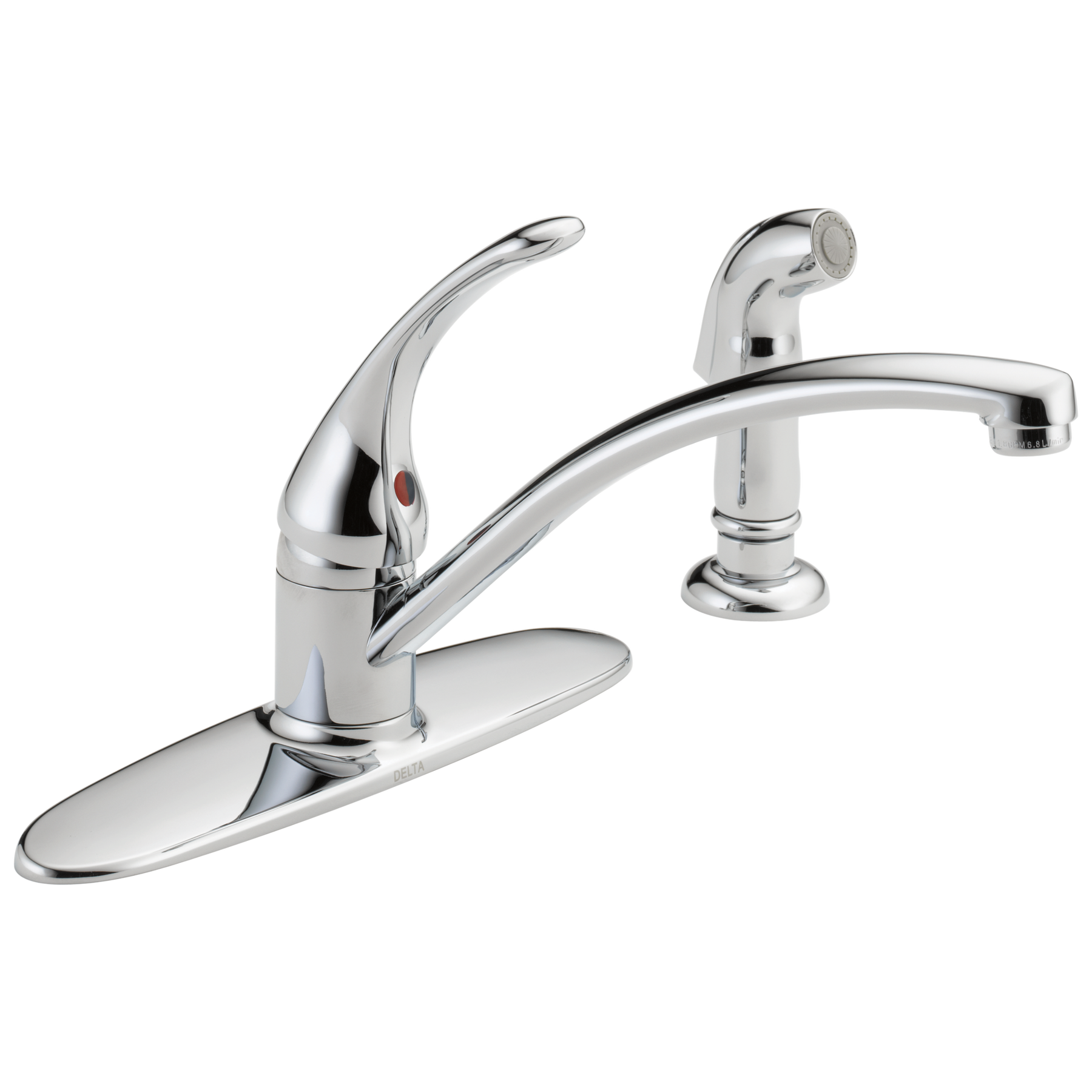 Single Handle Kitchen Faucet with Spray