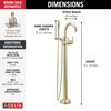 Floor Mount Tub Filler Trim