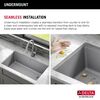 30&rdquo; Granite Composite Workstation Kitchen Sink Undermount Single Bowl with WorkFlow&trade; Ledge and Accessories in Dark Grey