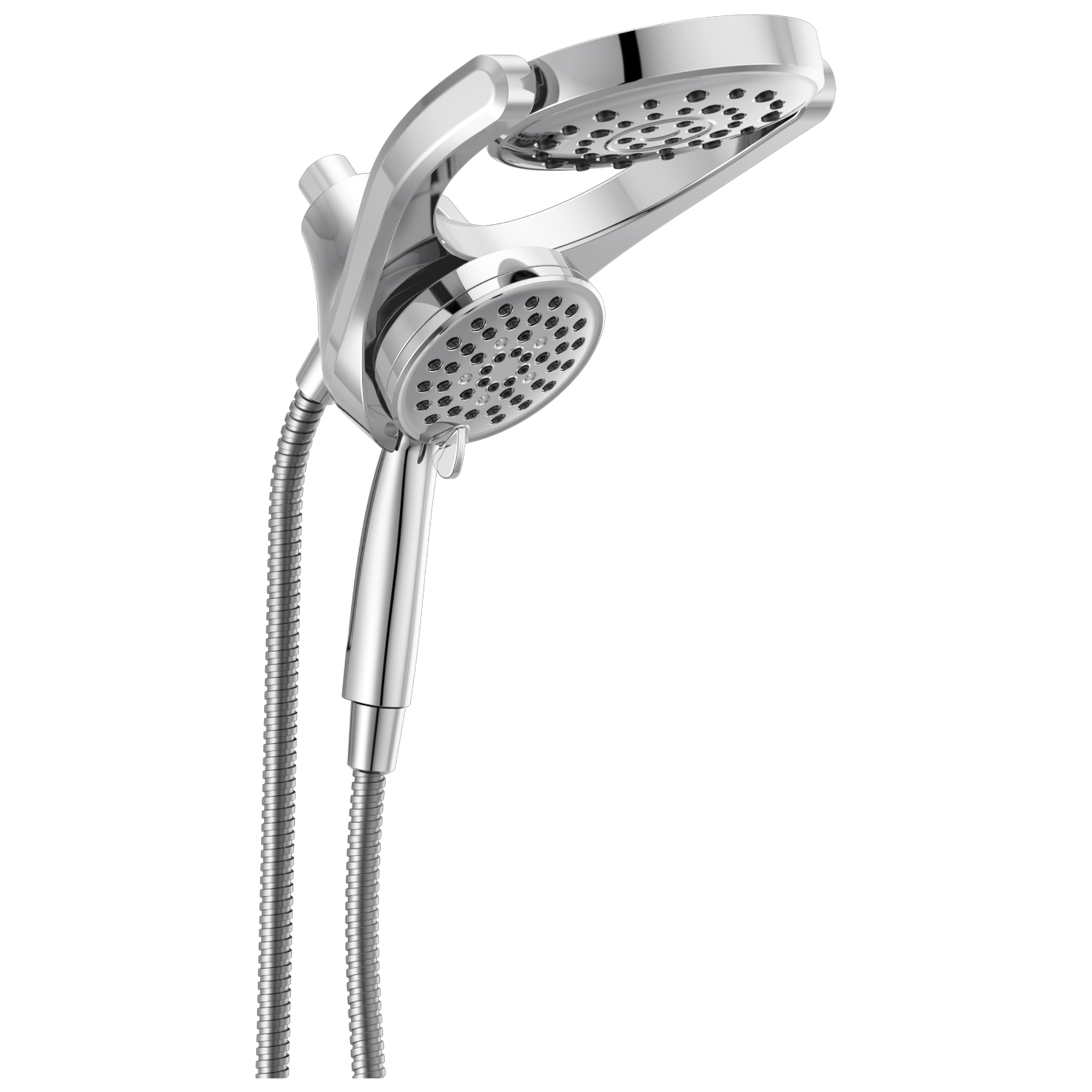 HydroRain&reg; 4-Setting Two-in-One Shower Head