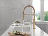 Single Handle Pull-Down Spring Kitchen Faucet (Recertified)