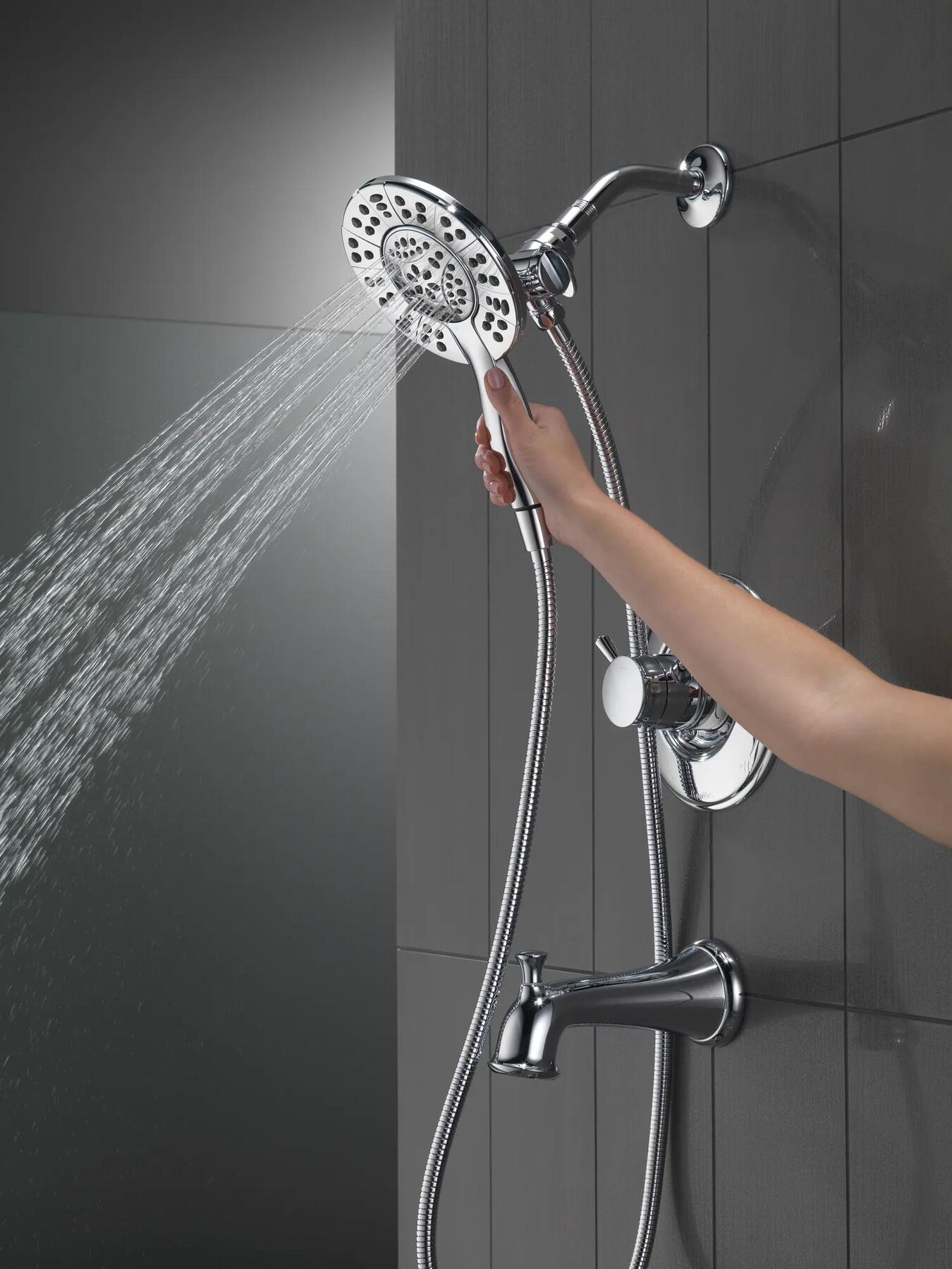 Monitor&reg; 17 Series Tub and Shower Trim with In2ition&reg; Two-in-One Shower