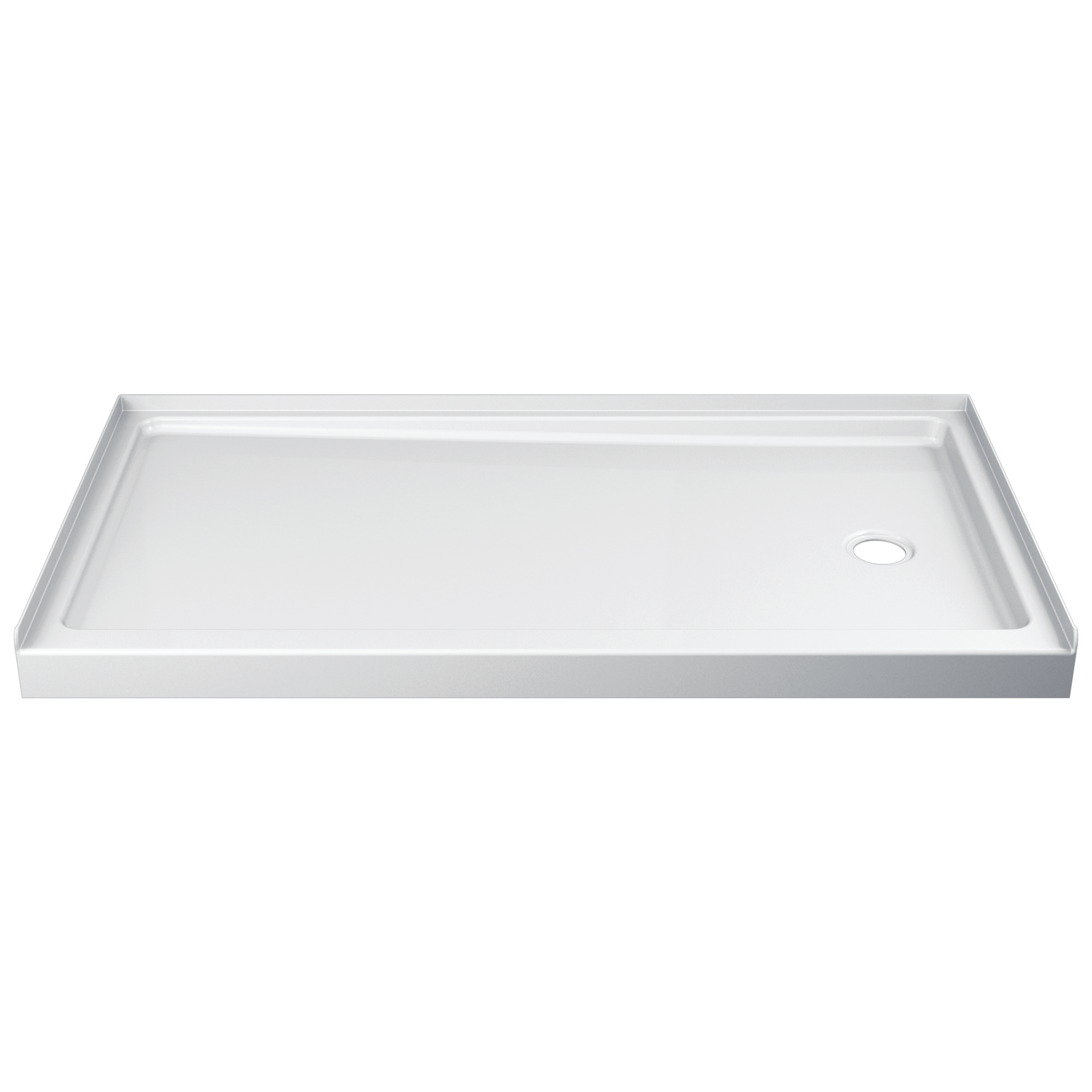 ProCrylic 60 in. x 32 in. Shower Base Right Drain