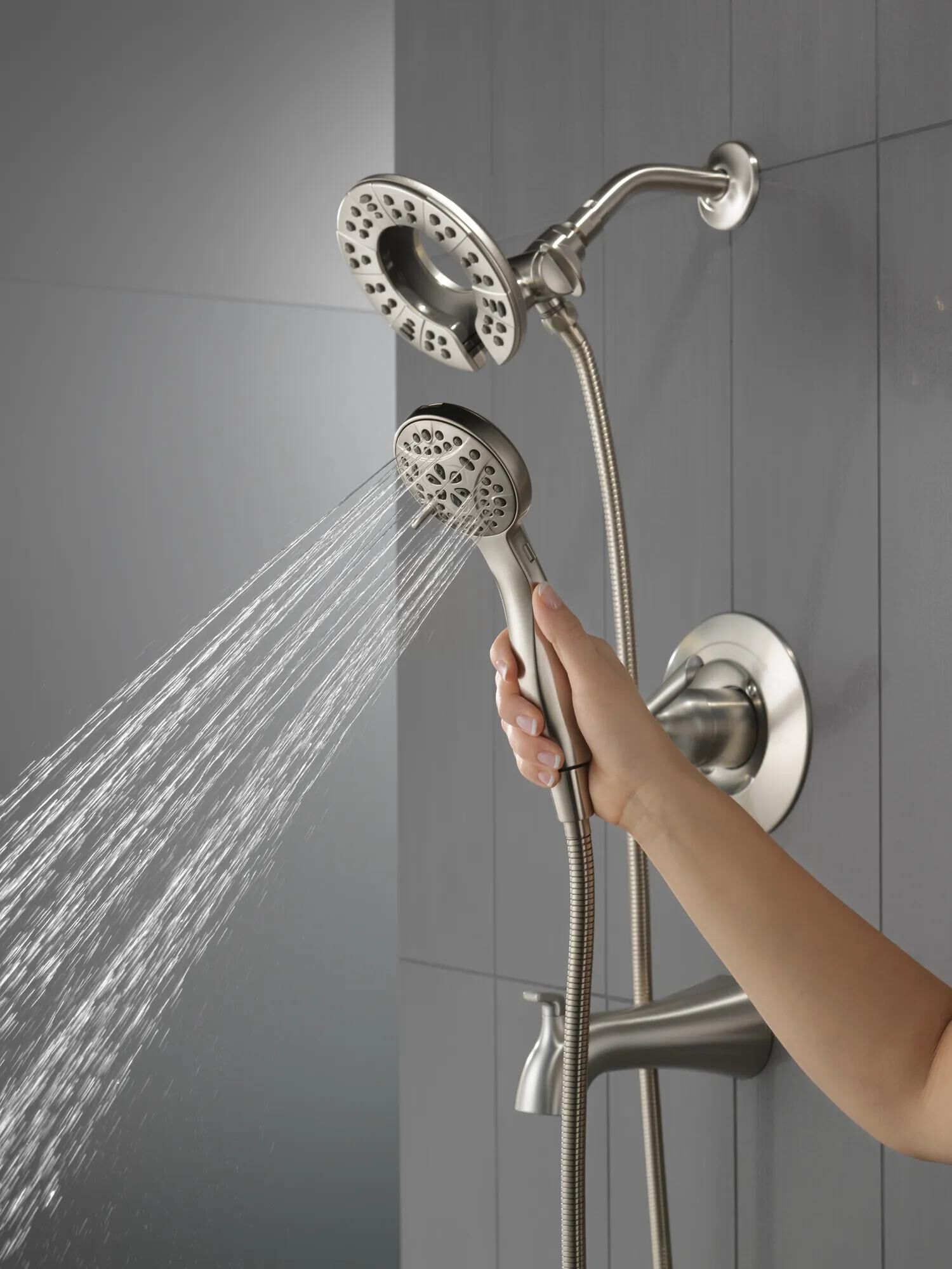 14 Series Tub & Shower Trim with In2ition® in Spotshield Brushed