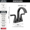 Two Handle Centerset Bathroom Faucet