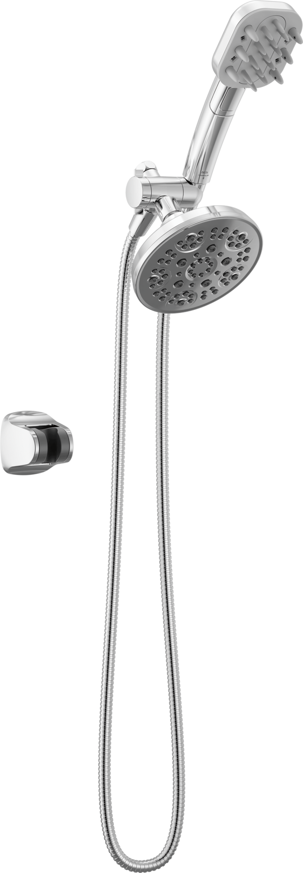 Detangling Hand Shower with 5- Setting Showerhead Bundle
