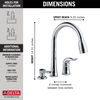 Pull-Down Kitchen Faucet w/Soap (Recertified)