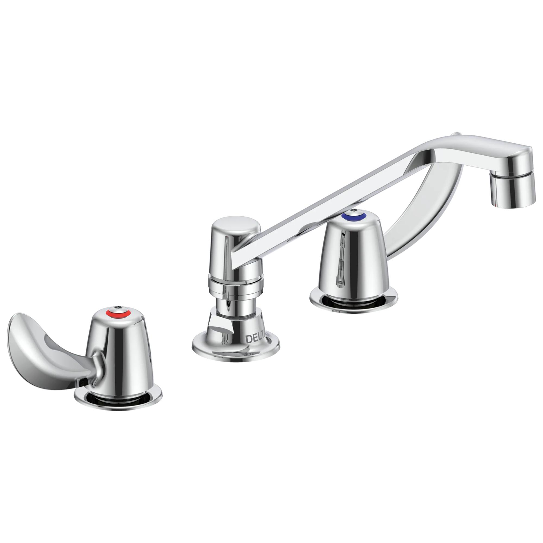 Two Handle 8 In Below Deck-Mount Faucet