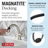 Single Handle Pull-Down Bathroom Faucet