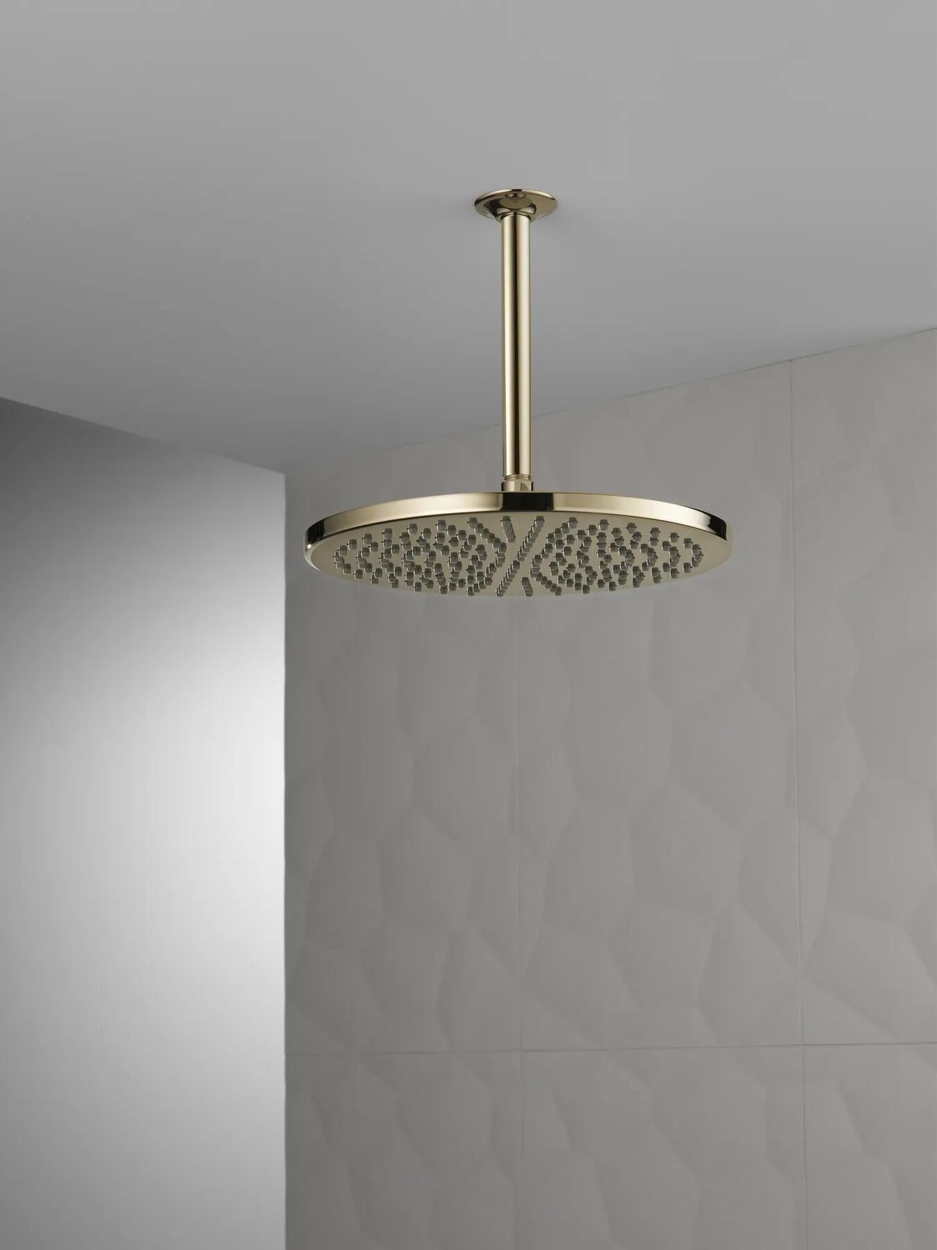 Single-Setting Metal Raincan Shower Head
