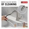 Single Handle Pull-Down Bathroom Faucet