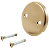 Overflow Plate & Screws - No Trip Lever